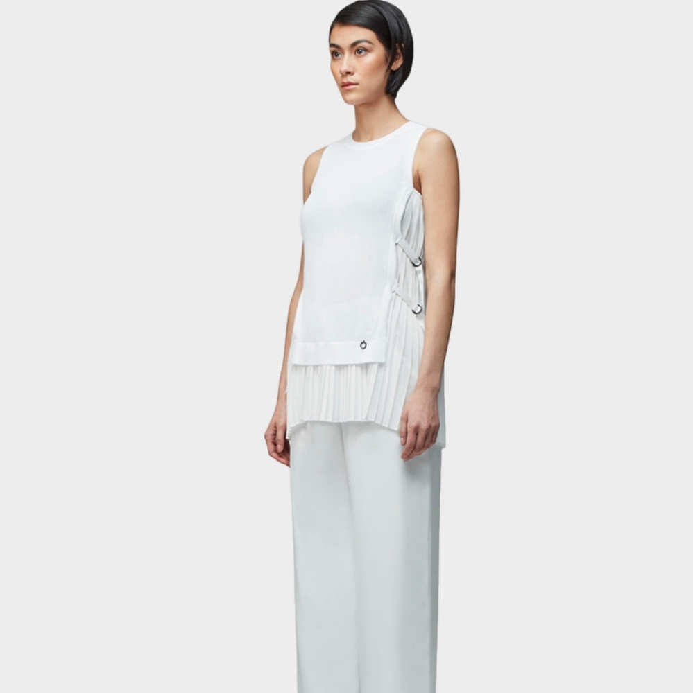RUDSAK White Sleeveless Blouse